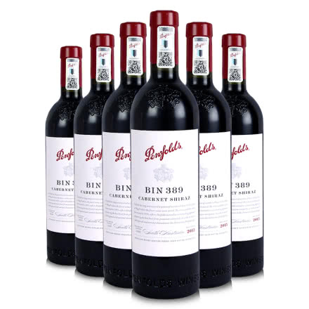 奔富enfoldsBin389赤霞珠干红葡萄酒（2015）14.5° 整箱750mlx6