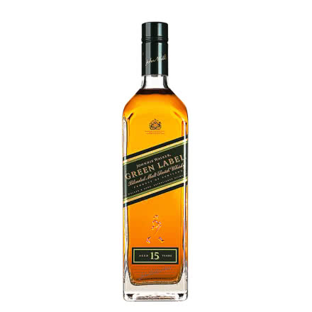 43°英国 Johnnie Walker尊尼获加绿牌15年调配麦芽威士忌