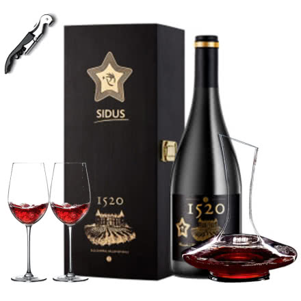 智利进口红酒 星得斯1520（1）黑皮诺干红葡萄酒 750ml 单瓶装