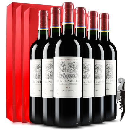 拉菲红酒 法国原瓶进口红酒 拉菲岩石古堡干红葡萄酒 整箱六支装 750ml*6