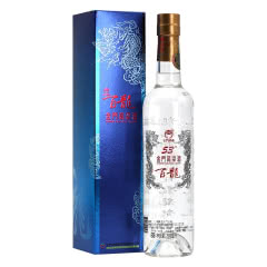 53度金门高粱酒 （百龙）台湾特产纯粮食台湾白酒礼盒装500ml/瓶