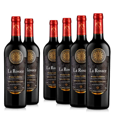 法国慕隆城堡罗萨斯干红葡萄酒750ml（6瓶装）