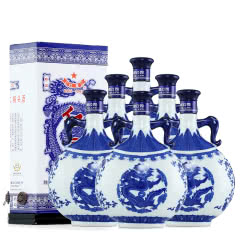 52°北京红星二锅头珍品青花瓷750ml(6瓶装)白酒整箱