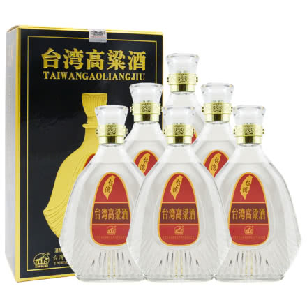 58°台湾高粱酒窖藏陈酿 传统台湾风味 清香型白酒礼盒600ml（6瓶装）