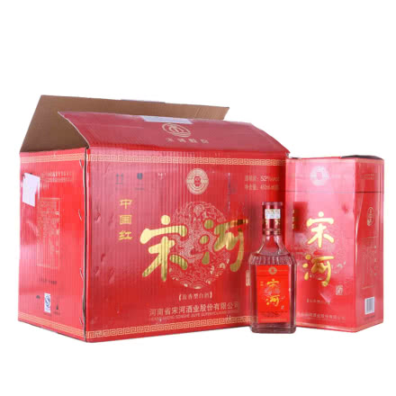 52°宋河酒（中国红）450ml （2007年）6瓶装