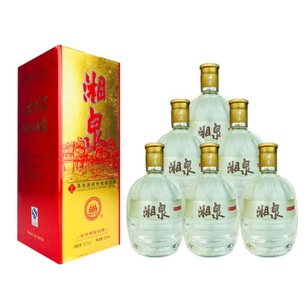 老酒 52º酒鬼酒公司金盒湘泉酒 2007年 500ml (6瓶装)