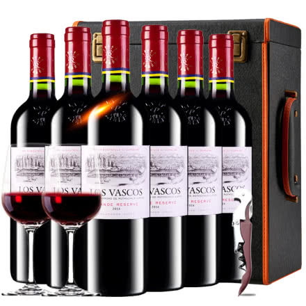 【ASC行货】拉菲巴斯克珍藏干红葡萄酒智利进口红酒整箱礼盒装750ml*6