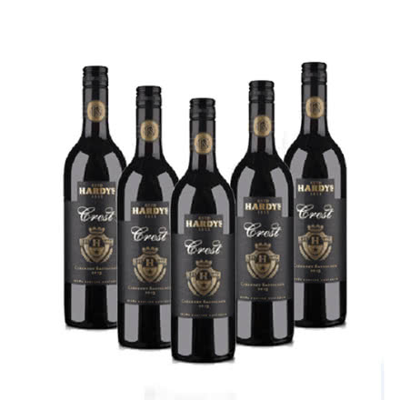 澳大利亚夏迪族徽2015西拉干红葡萄酒750ml*6