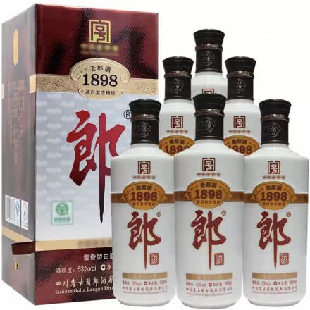 老酒 2011年 53°郎酒 老郎酒1898 大盒 (500ml)6瓶装