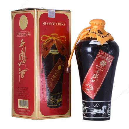 【老酒收藏酒】55°西凤酒（黑瓷瓶）500ml(1998年)