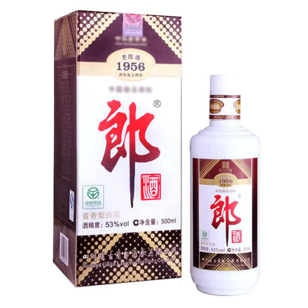 53°郎酒老郎酒1956酱香型白酒500ml（2011年）