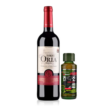 【包邮】西班牙欧瑞安红标DO级干红葡萄酒750ml+肯迪醒（韩国原装进口）100ml