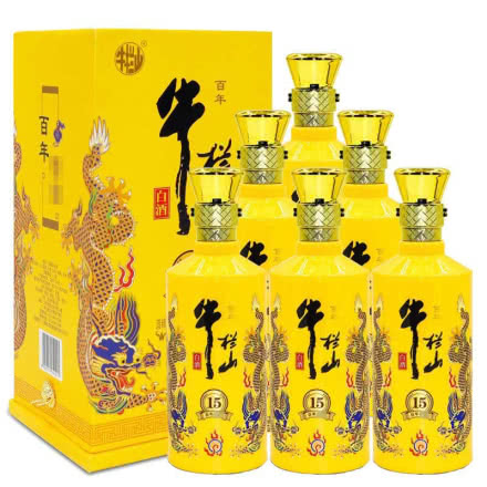 52度北京二锅头 百年牛栏山二锅头 500ml*6瓶浓香型白酒百年系列