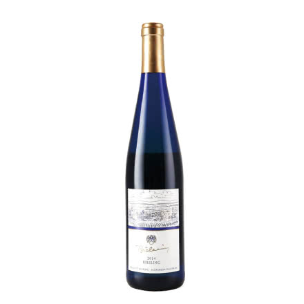 德国原瓶进口 蓝贝雷司令白葡萄酒750ml（单支）产自德国莱茵黑蓝贝酒庄QbA优质白葡萄酒
