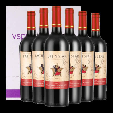 拉丁之星海拔H600红葡萄酒 750ml*6瓶