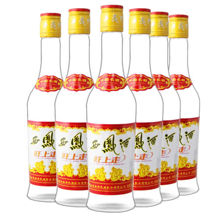 （2014年产）西凤酒45度旺上走369ml凤香型粮食老酒整箱6瓶