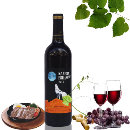 流通名酒法国进口卡贝诺·优选里昂·维斯特干红葡萄酒750ml*1瓶