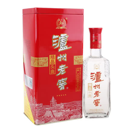 【老酒】52°泸州老窖精品头曲 浓香型白酒 500ml（2015年）