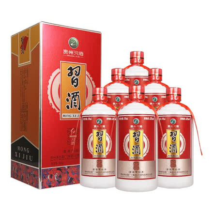 53°贵州茅台集团红习酒500ml（6瓶）