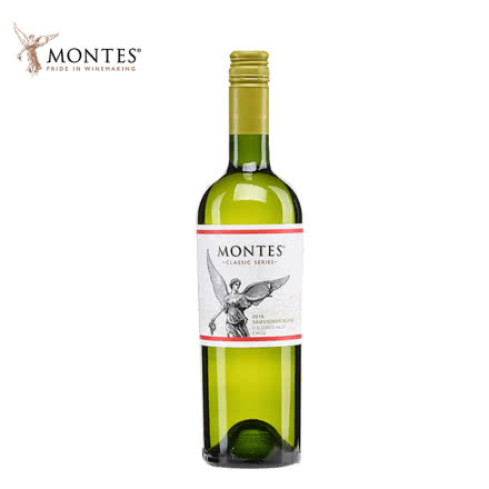 智利进口蒙特斯家族经典系列长相思干白葡萄酒750ML单支装