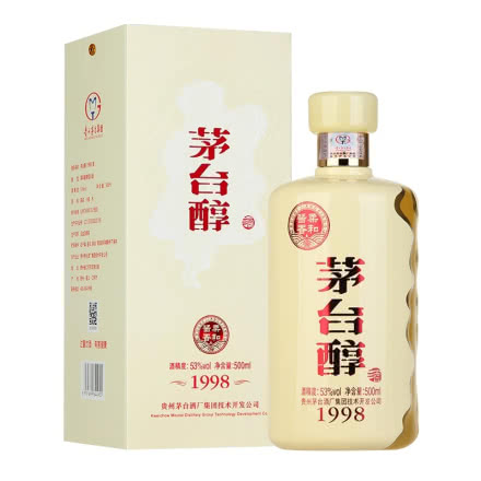 53°贵州茅台集团茅台醇1998酱香型白酒礼盒500ml