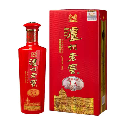 【老酒特卖】52°四川泸州老窖浓香型红瓷头曲500ml(2014-2015年）
