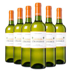 法国原瓶进口白葡萄酒 朗格多克产区橙堡长相思干白葡萄酒750ml（6支整箱装）
