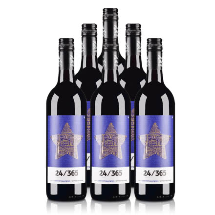 澳大利亚米隆庄园24-365赤霞珠2015红葡萄酒750ml*6