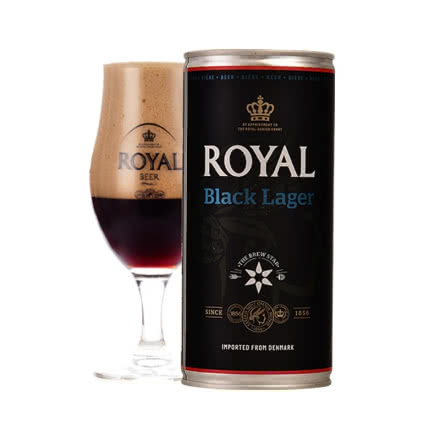 皇家（Royal）丹麦进口黑啤酒 1L*12罐