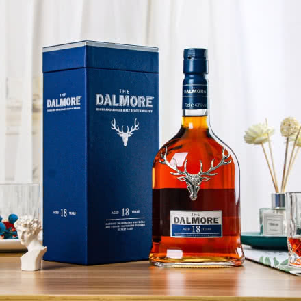 大摩（The Dalmore) 苏格兰单一麦芽威士忌 大摩18年 700ml