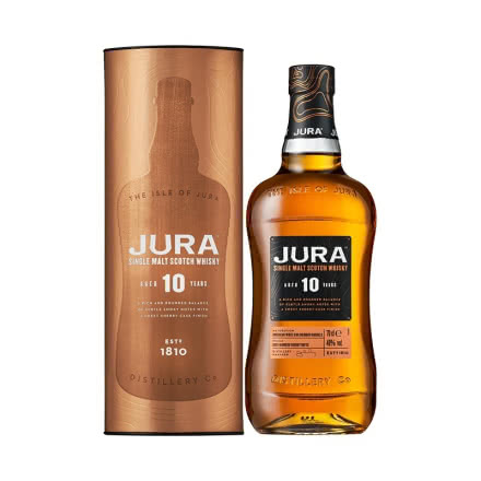 吉拉（JURA）洋酒 英国 10年单一麦芽威士忌700ml