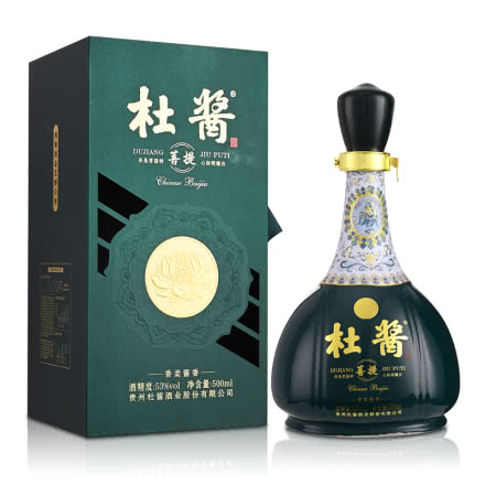 【包邮】53°贵州杜酱菩提（陶瓷瓶）香柔酱香500ml