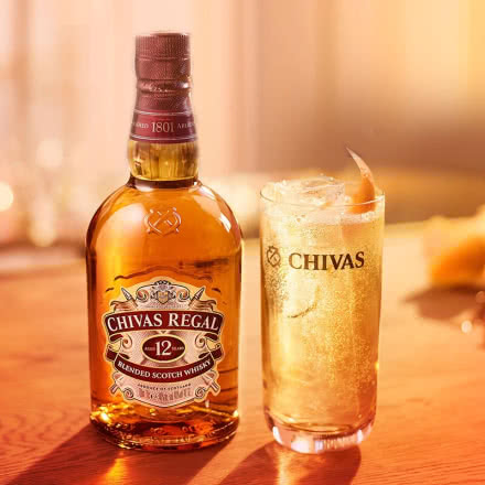 芝华士(Chivas)12年苏格兰调和型威士忌洋酒1000ml