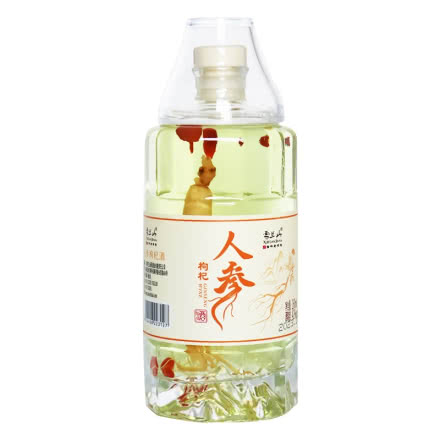 吉林通化 雪兰山人参酒42度 人参枸杞白酒260ml*20瓶整箱