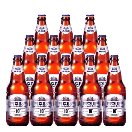 燕京啤酒 10度U8PLUS 500ml(12瓶装)