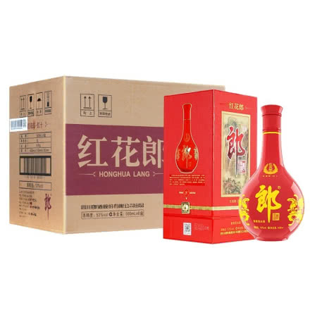 53°郎酒红花郎十（10）酱香白酒500ml（6瓶）